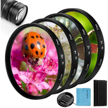 49mm Close-up Nahlinsen Filter Kit +1 +2 +4 +10 für DSLR
