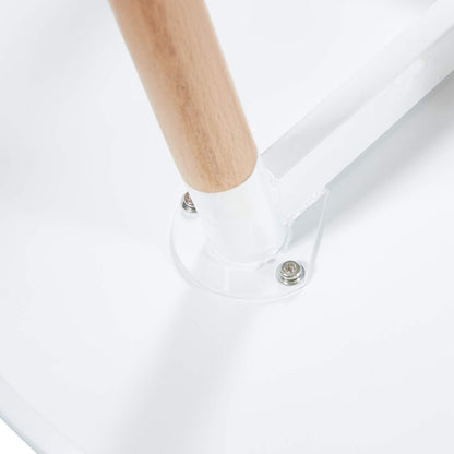 Runder Esstisch Weiß 80cm – Skandinavischer Küchentisch
