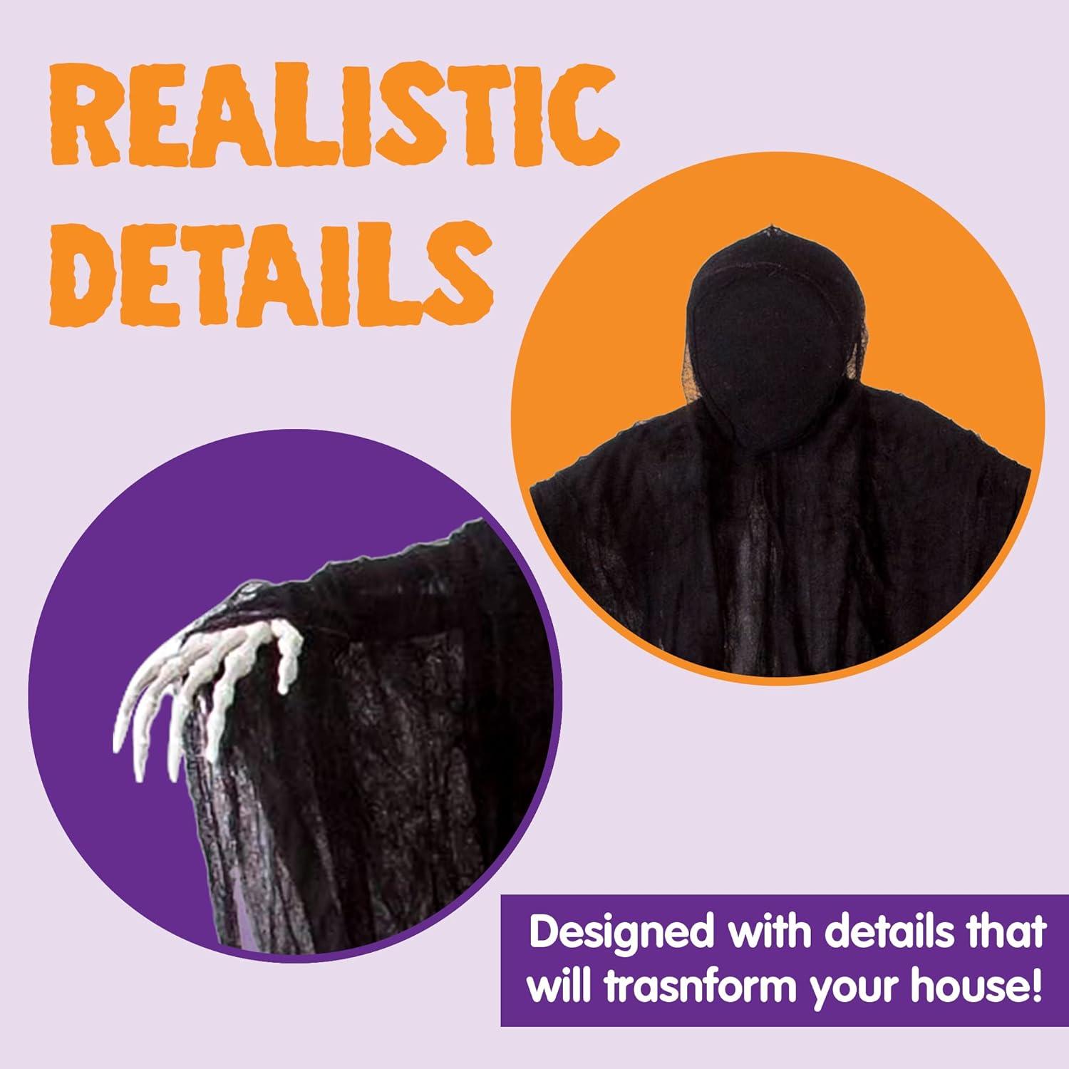 Halloween Sensenmann hängend Geist Horrorrobe Spukhaus