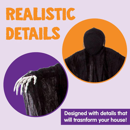 Halloween Sensenmann hängend Geist Horrorrobe Spukhaus