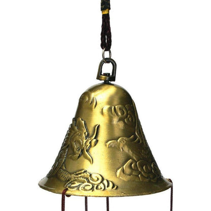 40cm Metall Windspiel Innen Außen Glück und Liebe Symbol