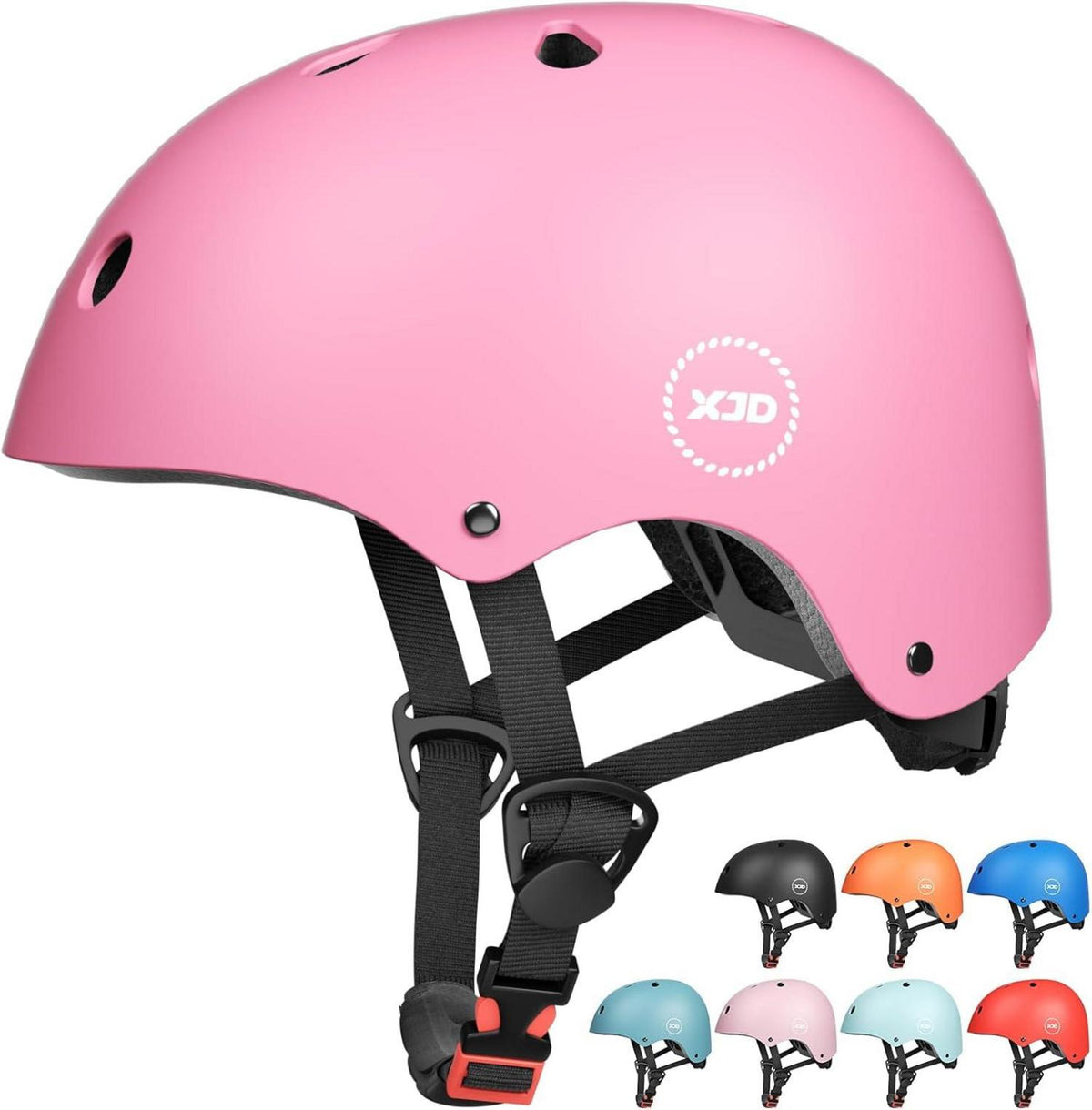 Kinder Fahrradhelm CE-Zertifizierung Multisport Pink 55-57 cm