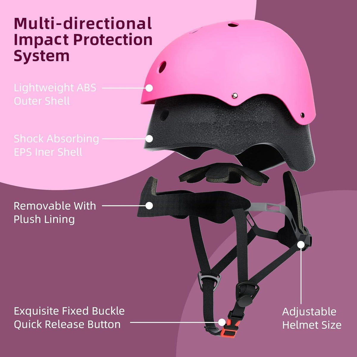 XJD Jugend Fahrradhelm Kinderhelm CE Multisport Skateboard