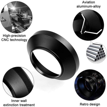 52mm Weitwinkel Gegenlichtblende mit Objektivdeckel