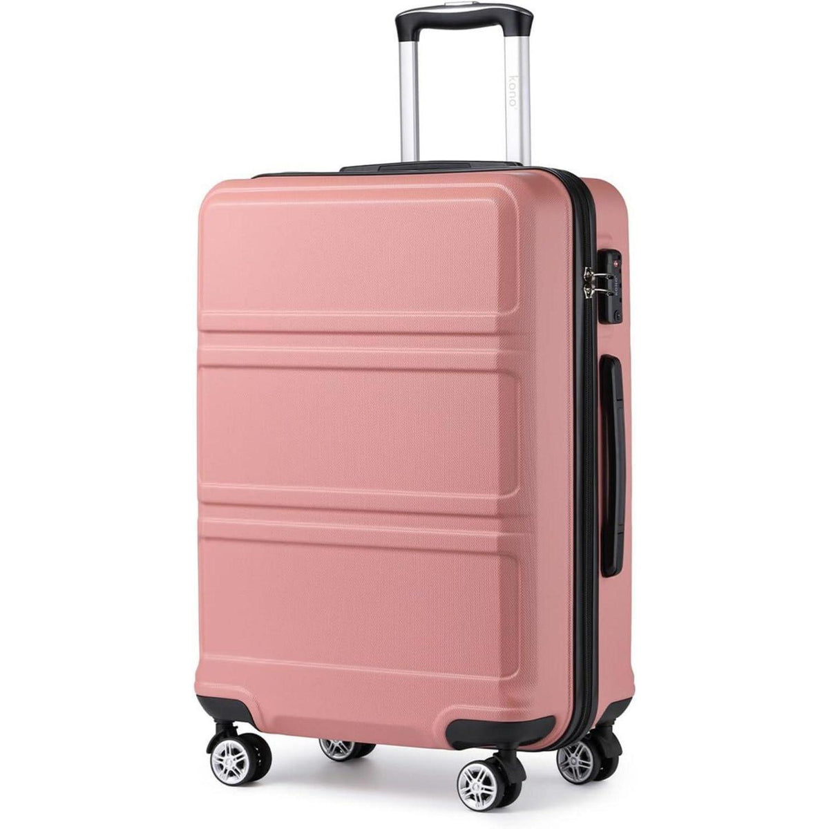 XL Reisekoffer Rosegold mit TSA Schloss, 75cm