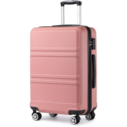 Reisekoffer L (65cm) Rosegold mit TSA Schloss