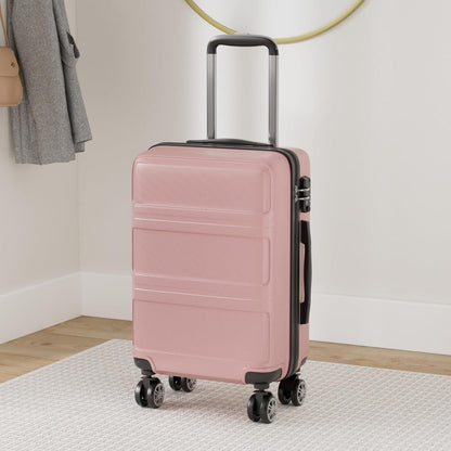 Reisekoffer L (65cm) Rosegold mit TSA Schloss