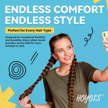 Hoyols Klares Elastisches Haarband 1500 Stück Mädchen