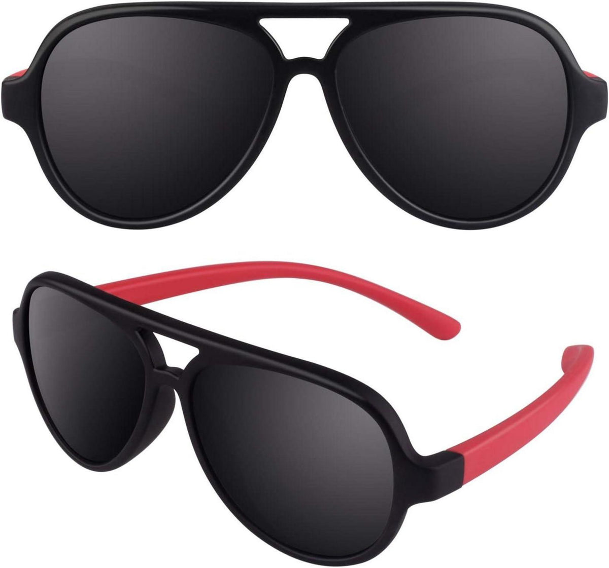 CGID Polarisierte Kinder Fliegerbrille 3-6 Jahre Flexibel