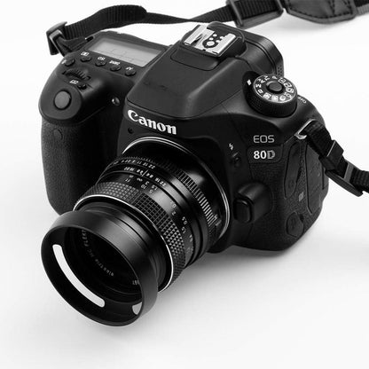 39mm Hohl Metall Gegenlichtblende Streulichtblende für Canon Nikon