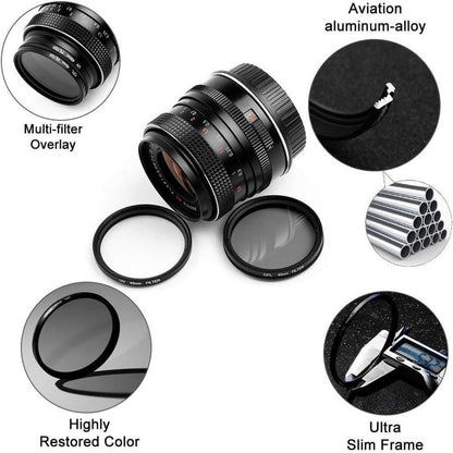 67mm Filter Kit UV CPL für Canon Nikon Sony Pentax Kamera