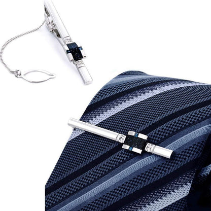 Sternenhimmel Manschettenknöpfe & Krawattenklammer Set Geschenk