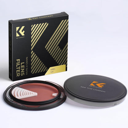 K&F Concept Nano X-Serie UV Filter 77mm B270 Schott-Glas 28