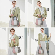 Damen Handtasche Mittelgroß Multicolor Elegant Henkeltasche