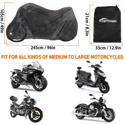 Motorrad Abdeckplane Wasserdicht Oxford XXL Harley Honda