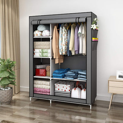 UDEAR Kleiderschrank Faltschrank Wäscheschrank 105x45x170 cm