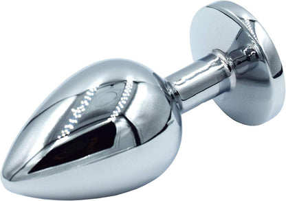 Metall Anal Butt Plug Set Lila Medium 34mm Frauen Paare