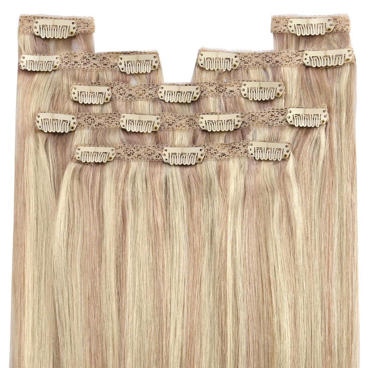Blond Clip in Extensions Echthaar 40cm – 120g