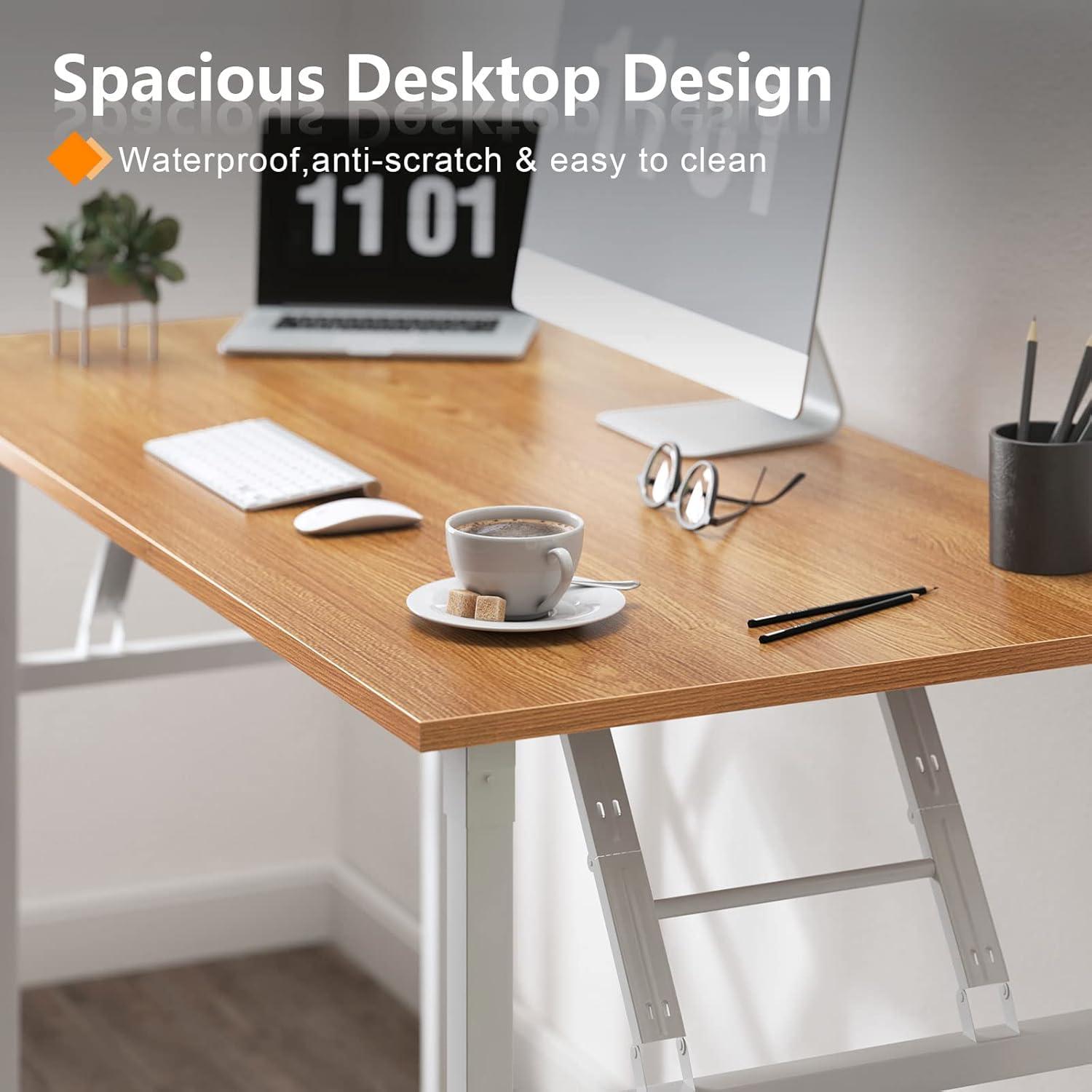 Klapptisch 100x60x75 cm PC Schreibtisch Büro Esstisch