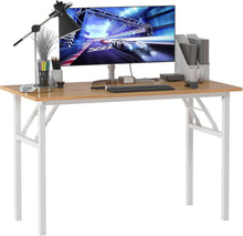 Klapptisch Computertisch 120x60cm PC Schreibtisch Büro Esstisch Teak