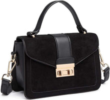 Miss Lulu Damen Handtasche Klein Elegante Schultertasche