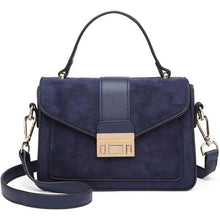 Miss Lulu Damen Handtasche Suede Umhängetasche