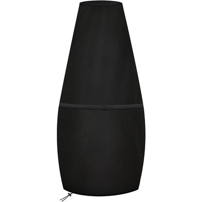 Dokon Terrassenofen Abdeckung 600D Oxford Gartenofen Schwarz