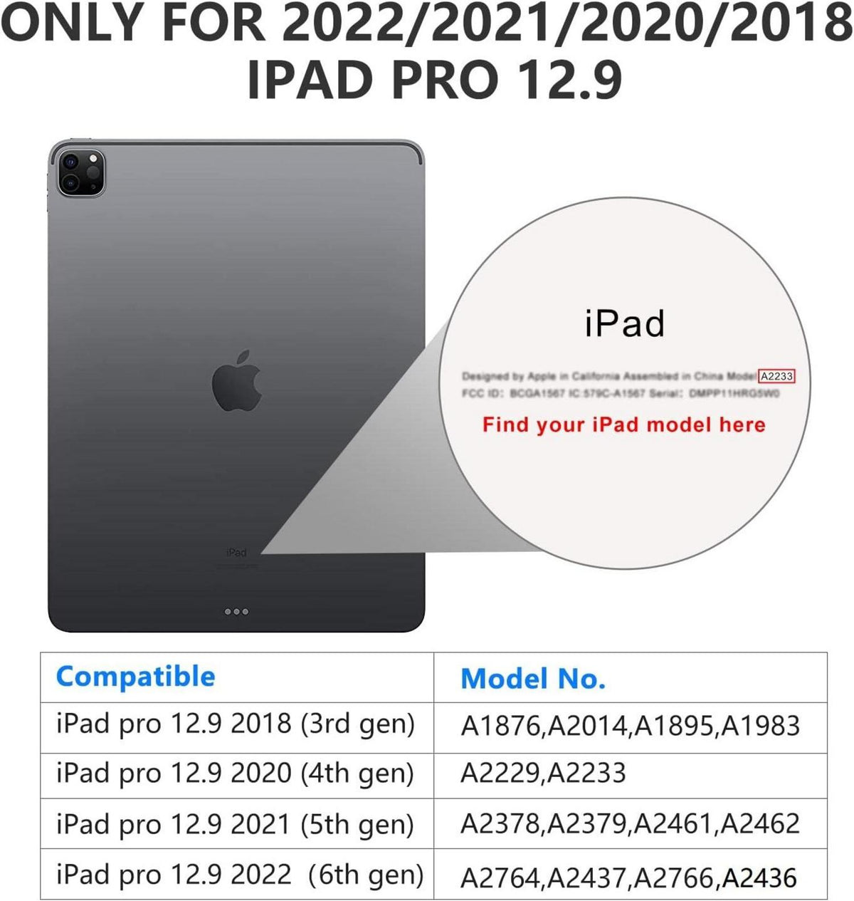 Schutzfolie iPad Pro 12.9 Zoll 2022 Glas Displayschutz