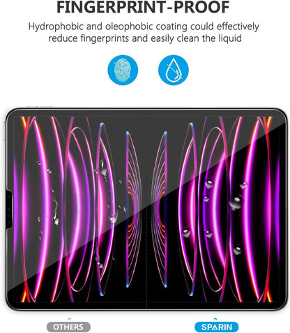 Schutzfolie für iPad Pro 12,9 Zoll 2022 9H-Härte Glas Displayschutz