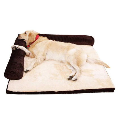 Hundebett Waschbar – Bequem & Rutschfest in Braun, Grau & Jujube