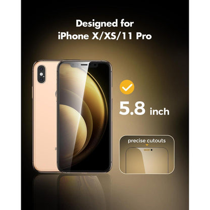 Panzer Schutz Glas für iPhone X/XS/11 Pro (5.8 Zoll), 9H