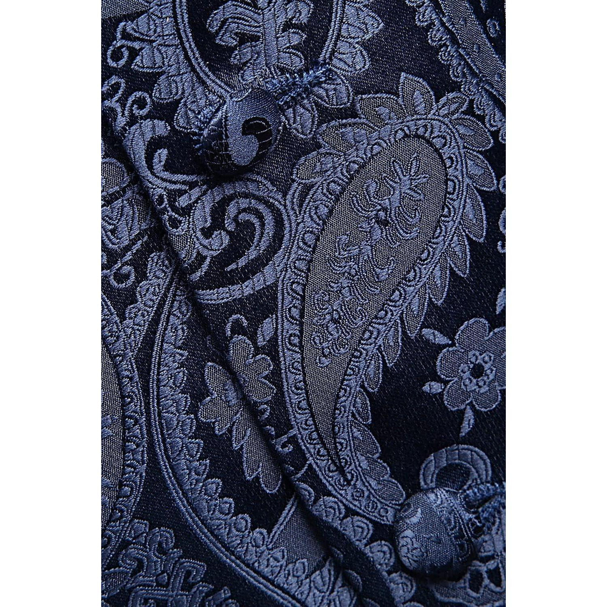 Herren Anzugweste mit Krawatte & Einstecktuch, Paisley Floral