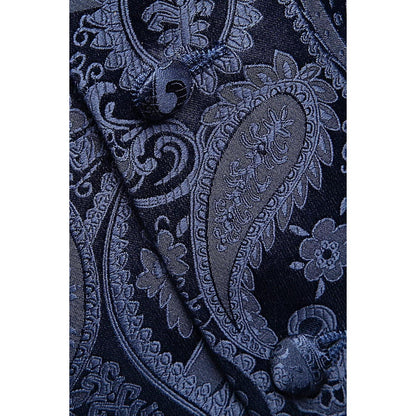 Herren Anzugweste mit Krawatte & Einstecktuch, Paisley Floral