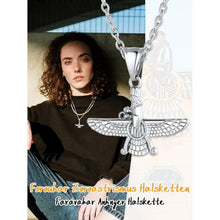 U7 Faravahar Forouhar Anhänger Halskette Zoroastrismus