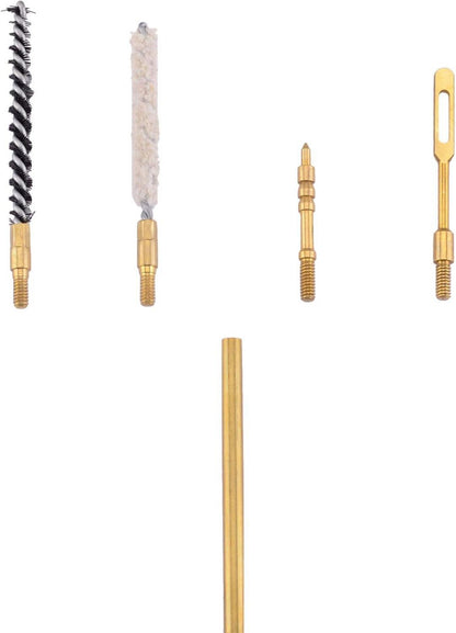 Gun Cleaning Kit Kal.177 .22 Reinigungsset Baumwoll Mopp Messing Nylon