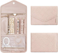 Schmuck Organizer Tasche für Reise Aufbewahrung Ringe Ohrringe