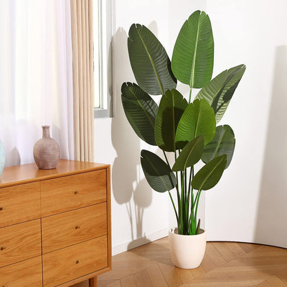 Künstliche Paradiesvogel-Baumpflanze 160 cm, Indoor/Outdoor Deko