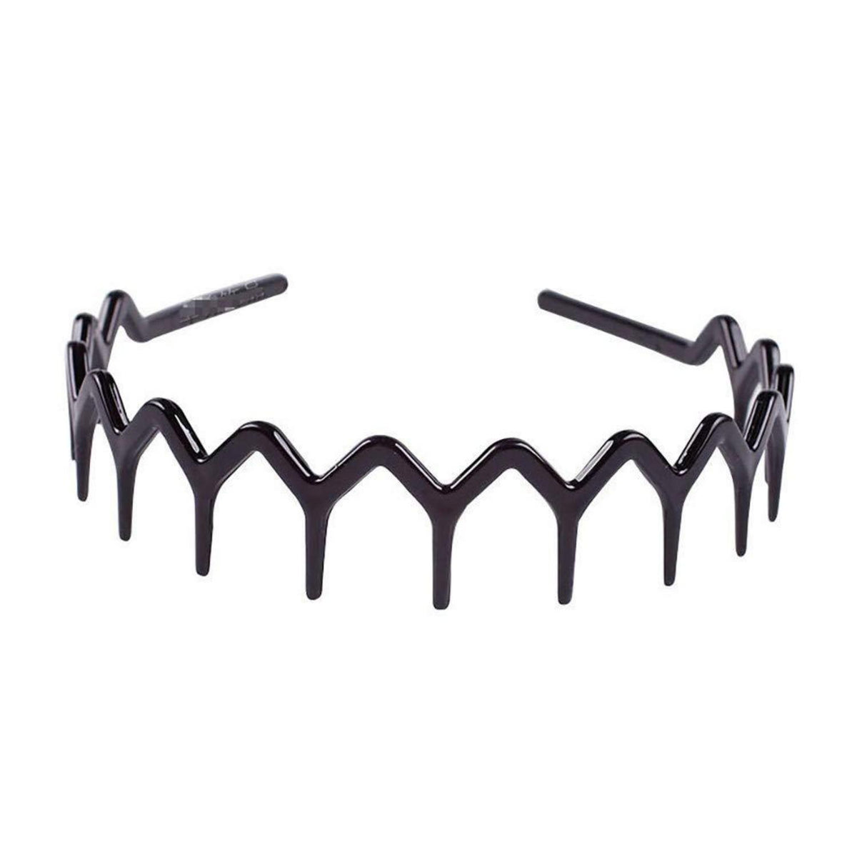 Haarreif mit Haifischzähnen – 2er Set Schwarz & Braun