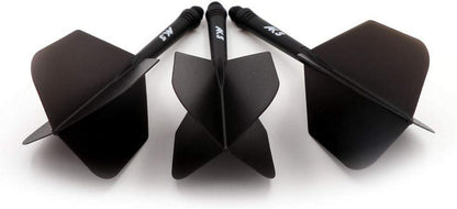 CUESOUL ROST Integrated Dart Shafts Black Set of 3 - Standard Shape