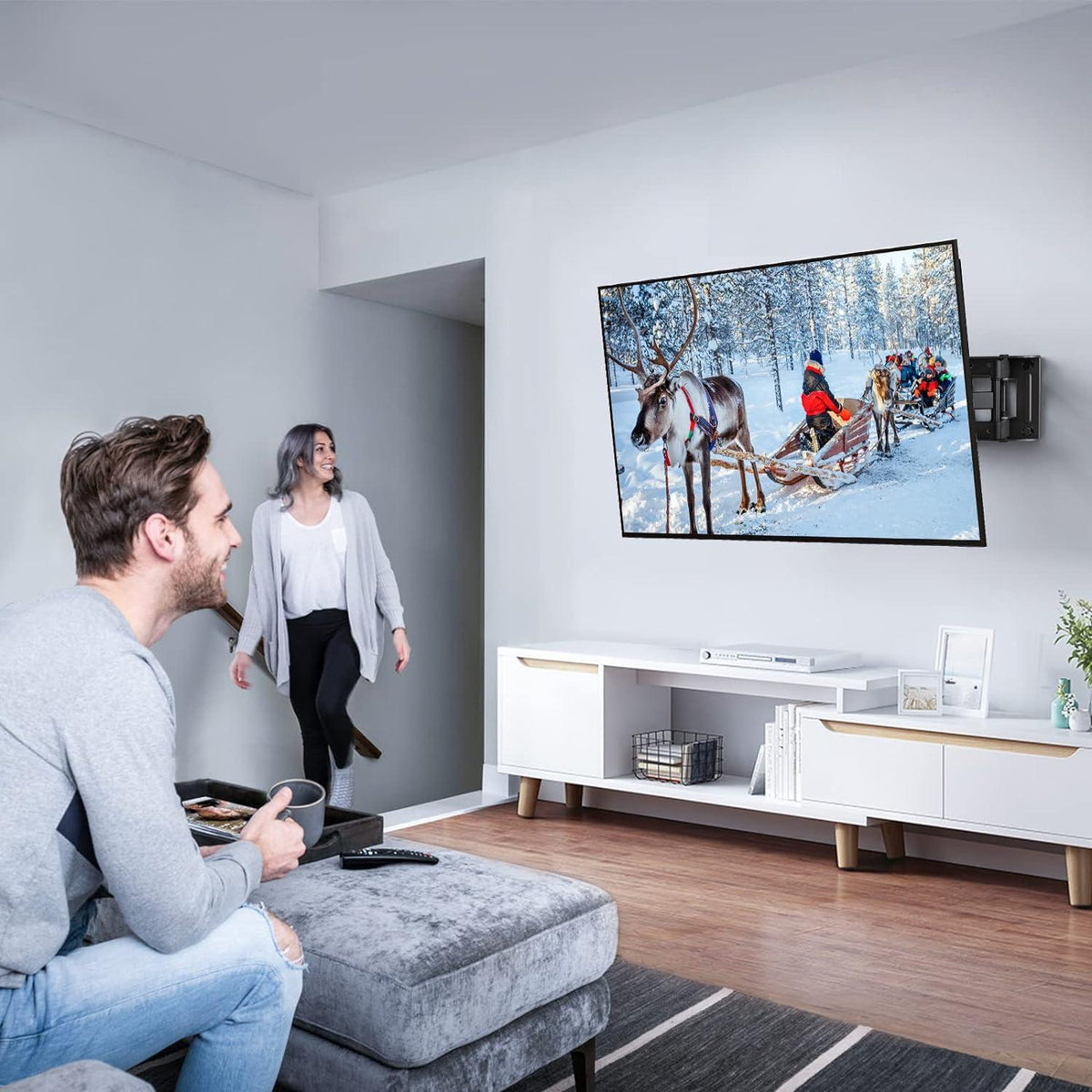 TV Wandhalterung 26-65 Zoll Schwenkbar Neigbar bis 45kg