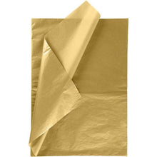 Gold Metallic Seidenpapier 50x70 cm - 25 Blatt für