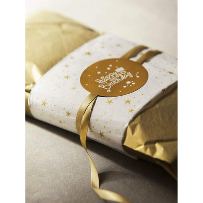 Gold Metallic Seidenpapier 50x70 cm - 25 Blatt für