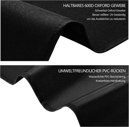 Aufbewahrungstasche für Geschenkpapier Wasserdicht 74x13cm Schwarz