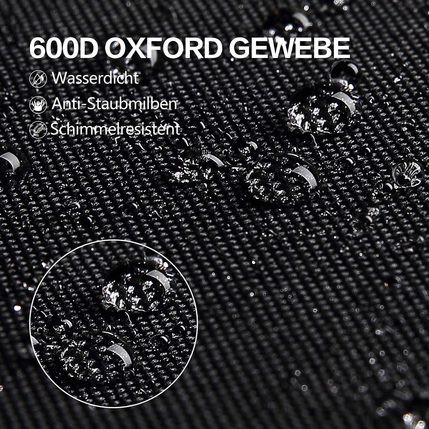 2x Aufbewahrungstasche für Geschenkpapier 74x13cm Schwarz