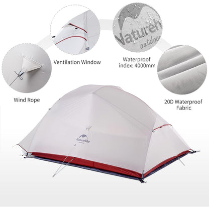 Ultraleichtes 3-Personen Zelt für Camping & Wandern