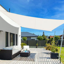 Wasserdichtes Sonnensegel 4x6m Cremeweiß UV-Schutz für Garten & Terrasse