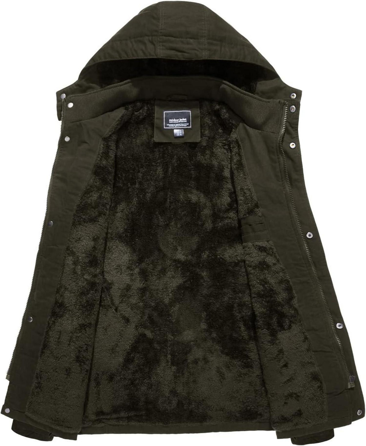 Herren Winterjacke Warme Fleece Militär Outdoor Arbeitsjacke