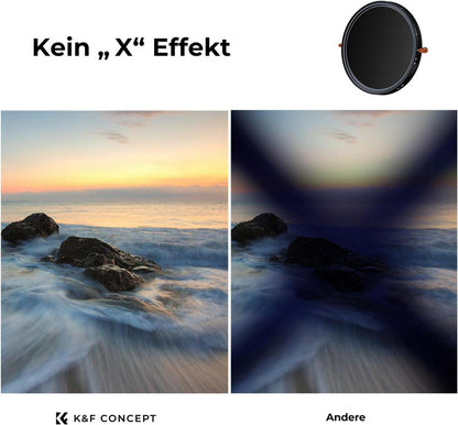 82mm ND und CPL 2-in-1 Filter mit 5 Blendenstufen