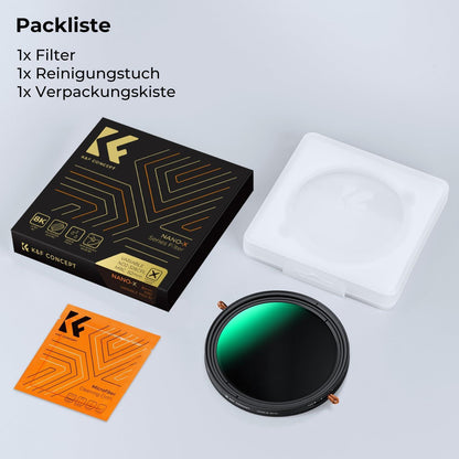 82mm Nano-X ND CPL Filter Multifunktionaler Graufilter Polfilter