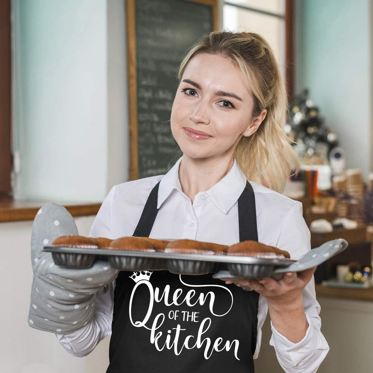 Saukore Lustige Küchenschürze für Frauen Backen Geschenk für Mutter